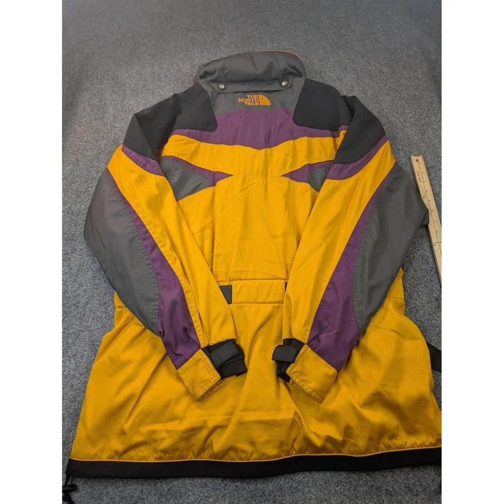 The North‎ Face Jacket Mens XL Yellow TNFX Ski Belted Hooded Waterproof
